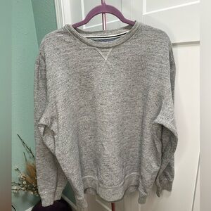 Weatherproof XL gray mens long sleeve crew neck sweater EUC